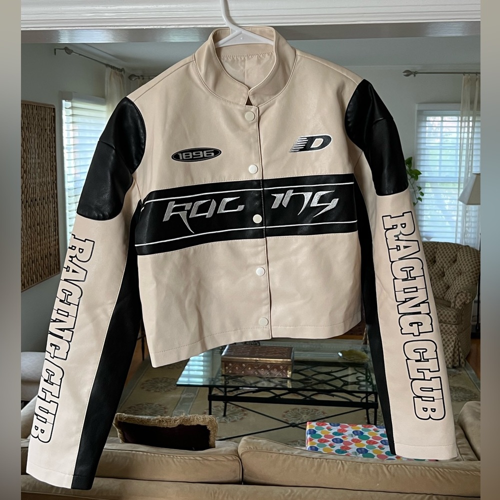 Pleather Crop Jacket